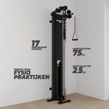 VirtuFit PL100 Fysio Pulley met 75 kg Gewichtsstack, Ophalen of Verzenden, Nieuw, Rug