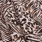 BA141 - Dierenprint Safari Mix-stof – gevlekt & zebraprint -