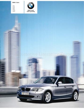2006 BMW 1 SERIE BROCHURE NEDERLANDS, Boeken, Nieuw, BMW, Author