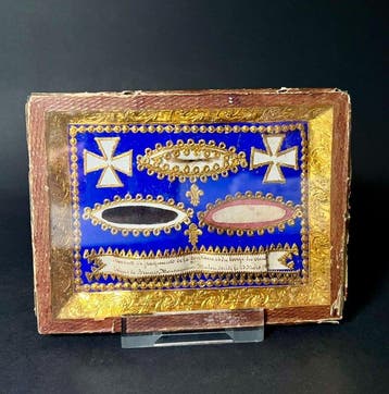 Reliekhouder - Glas - 1850-1900 - Relieken van de Bisschop