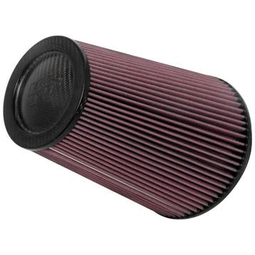 K&N Universeel filter - carbonvezel top - 152mm aansluiting,, Verzenden, Nieuw