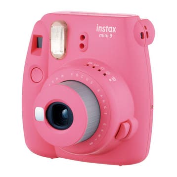 Fujifilm Instax Mini 9 Instant Camera - Roze (Flamingo Pink), Verzenden, Zo goed als nieuw