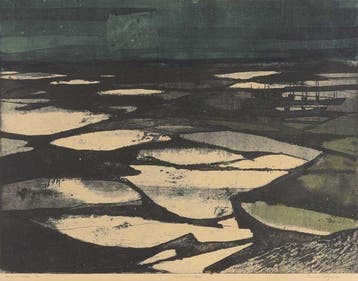 Ru van Rossem (1924-2007) - Bevroren rivier