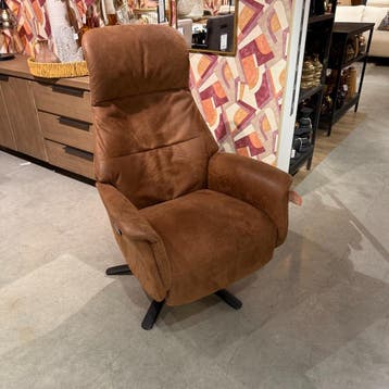 Elektrische Relaxfauteuil Artizo - Small - Microleder Bruin, Nieuw, 75 tot 100 cm, Ophalen of Verzenden, 50 tot 75 cm