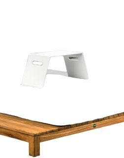 Suns Barro laptop tafel mat wit - Tuintafel, Nieuw