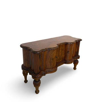 Wandtafel - Walnoot, Hout, Messing