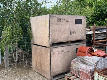 Houten stapelbak 2 stuk 140x110x87cm (Opslag, Diverse), Verzenden