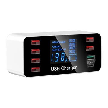 DrPhone WL2 Multi USB 8-poorts Smart Hub -  40W Wandlader -, Verzenden, Nieuw