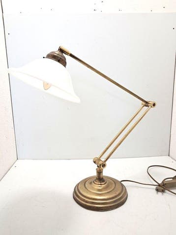 Tafellamp - Opaline glas - Bureau/tafellamp, Antiek en Kunst
