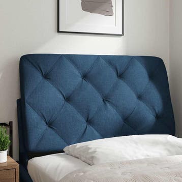 vidaXL Hoofdbordkussen 80 cm stof blauw, Huis en Inrichting, Verzenden, Nieuw, Blauw, Stof