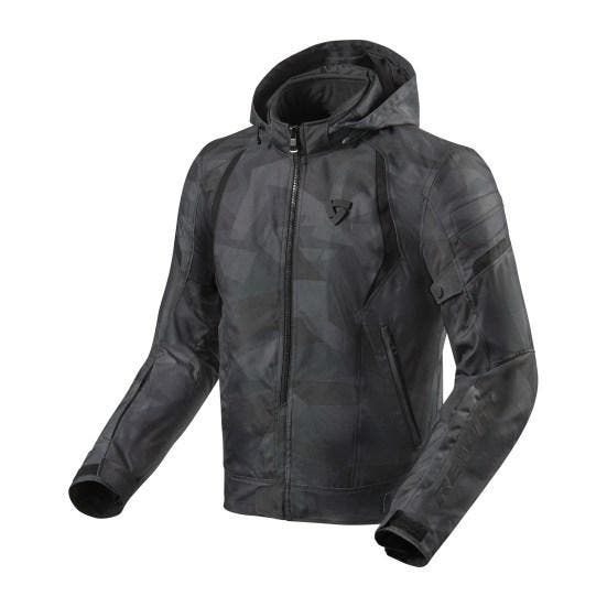 REVIT! Flare 2 Jas Camo Zwart Grijs, Motoren, Kleding | Motorkleding, Heren, Nieuw met kaartje, Jas | textiel, Verzenden
