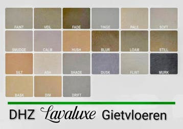 Lavasteen 2K Gietvloer - v.a. €24,95 p/m2 LAAGSTE NEDERLAND, Nieuw, Ophalen of Verzenden, Verf, 10 tot 15 liter