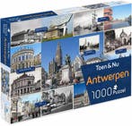 Toen & Nu - Antwerpen Puzzel (1000 stukjes) | Tuckers Fun, Verzenden, Nieuw