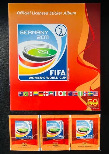 Panini FIFA WOMENS WORLD CUP 2011 inclusief leeg album met, Nieuw