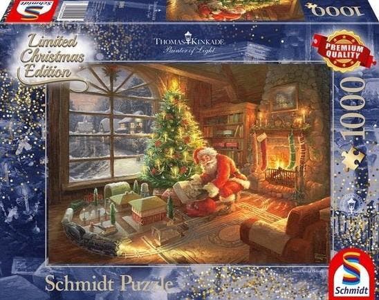 Santa Claus is Here Puzzel (1000 stukjes) | Schmidt -, Hobby en Vrije tijd, Denksport en Puzzels, Nieuw, Verzenden
