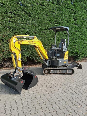 New holland e17c minigraver met kubota motor, Ophalen