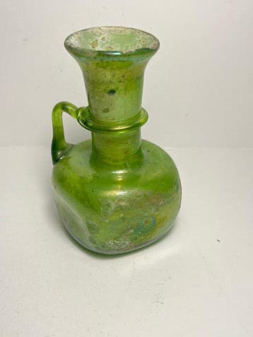 Paolo Rossi - Vaas - Vetro Scavo di Murano - Glas van de