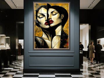 Mrs Art Prime - The Alter Ego in Gustav Klimt Style