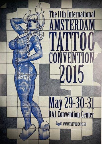 Vince Ruarus - Amsterdam tattoo convention 2015 A0 formaat