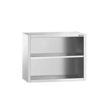 GGM Gastro | RVS wandkast PREMIUM - 800x400x800mm - open |, Verzenden, Nieuw in verpakking, RVS Meubilair