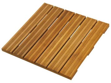 Veiling - 80x Almendrillo hardhouten terrastegel 50x50cm, Tuin en Terras, Tegels en Klinkers, Nieuw