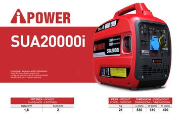 AiPower SUA2000i inverter aggregaat generator veel voorraad, Doe-het-zelf en Verbouw, Aggregaten, Nieuw, Minder dan 5 kVA, Benzine