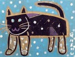 Gashu Fukami () - Cat and Snow