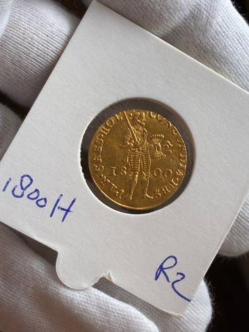Nederland, Holland Gouden Dukaat 1800 / R2 means extremely