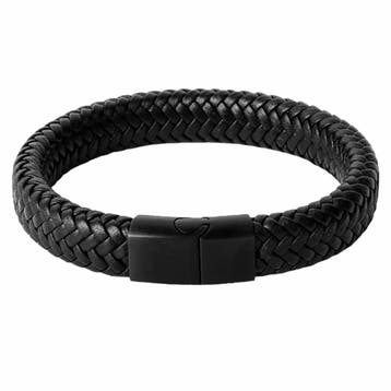 Fako Bijoux - Armband Leer - Gevlochten - Vlecht - Layer, Sieraden, Tassen en Uiterlijk, Verzenden, Nieuw