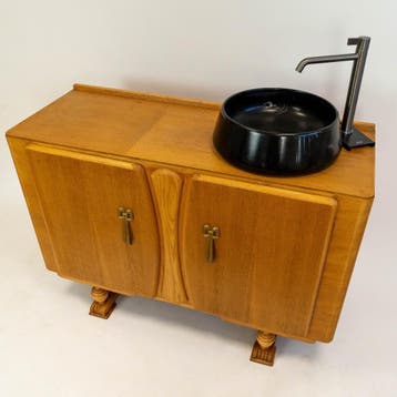 Badkamermeubel | Art Deco | Eiken |  4330, Minder dan 50 cm, 75 cm of meer, Ophalen of Verzenden, Zo goed als nieuw