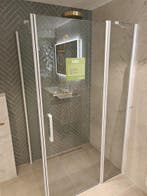 Douchecabine 120x90cm mat wit draaideur - 0091, Ophalen, Nieuw, Glas, Douche