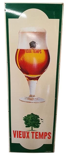 Occasion - Vieux temps reclamebord, Zakelijke goederen, Horeca | Overige, Ophalen of Verzenden