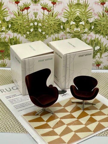 Fritz Hansen, Minimii - Arne Jacobsen - Stoel (5) - Egg