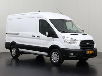 Ford Transit 2.0TDCi 130PK L2H2, Stof, Gebruikt, Euro 6, Wit