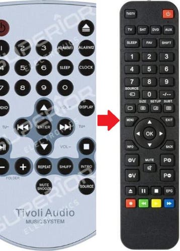 Alternatieve Tivoli Music System afstandsbediening, Verzenden, Nieuw