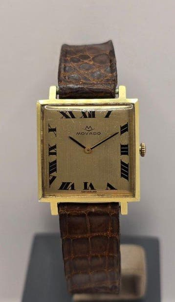Movado - Vintage Tank Extra-Thin Hand-Wind - Zonder, Sieraden, Tassen en Uiterlijk, Nieuw