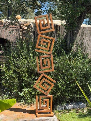 Ana Lucia B.M - Sculpture Corten - XL, Antiek en Kunst