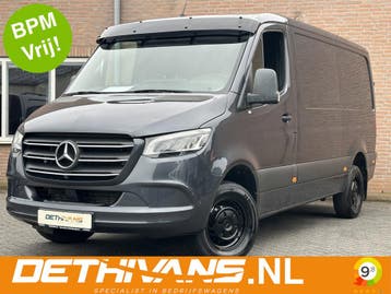 Zakelijke Lease |  Mercedes-Benz Sprinter 319CDI 3.0V6 L2H1, Automaat, Gebruikt, Zwart, Diesel