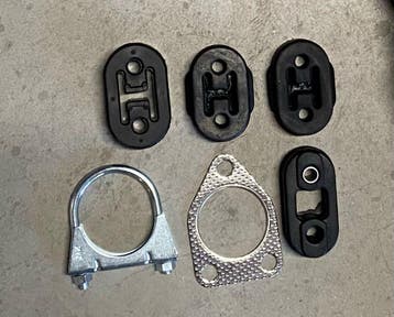 Complete uitlaat Einddemper + Middendemper Volvo S40, V40, Verzenden, Nieuw