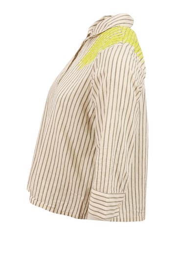 Fifty Blouse in maat 34 Beige, Kleding | Dames, Truien en Vesten, Fifty, Verzenden, Zo goed als nieuw, Beige