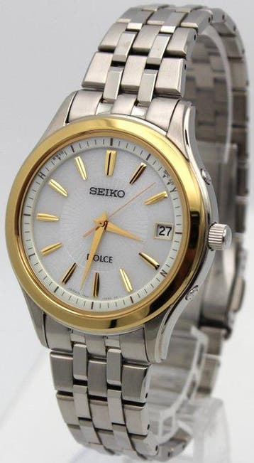 Seiko - Dolce Solar Radio Controlled Two-Tone - Zonder