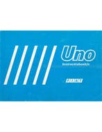 1989 FIAT UNO INSTRUCTIEBOEKJE NEDERLANDS, Auto diversen, Handleidingen en Instructieboekjes