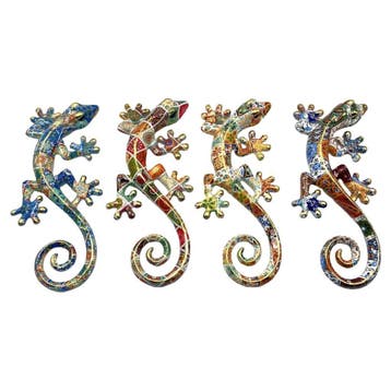 Wanddecoratie hagedis van hars – 23 cm, Verzenden, Nieuw