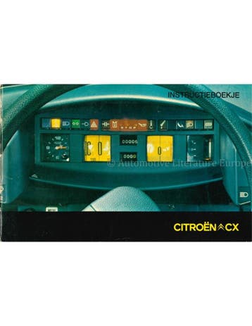 1975 CITROEN CX INSTRUCTIEBOEKJE NEDERLANDS