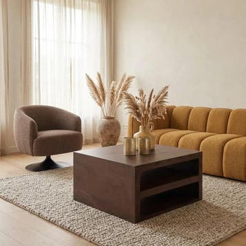 Salontafel Brussel Walnut | Starfurn, Ophalen of Verzenden, Nieuw