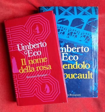 Umberto Eco - Prime edizioni: Il nome della rosa + Il