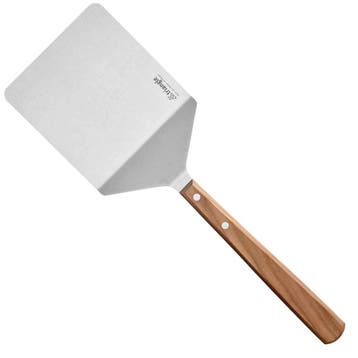 Triangle Burger Spatel met Kersenhout – 14x14 cm – Ideaa, Ophalen of Verzenden, Nieuw, Hout
