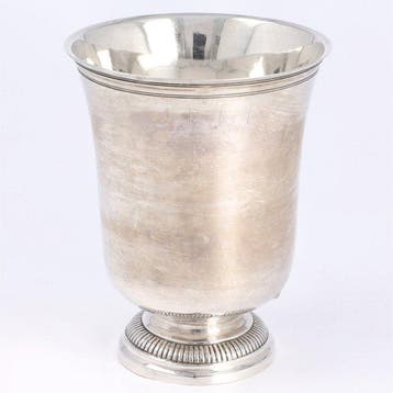 Parijs 1764/65 - Wijnbeker - Beker - .950 zilver, Antiek en Kunst