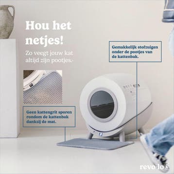 Revo-loo One Automatische Kattenbak Zelfreinigend -, Ophalen of Verzenden, Zo goed als nieuw