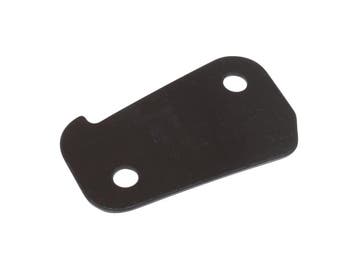 Vulring voor deursluitplaat, 1 mm, zwart. Porsche 911/912, Verzenden, Nieuw